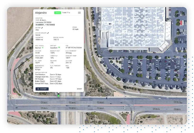 OSG Map and Device Popup